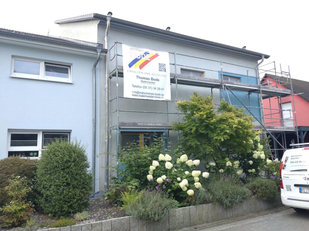 braunschweig gliesmarode fassadenanstrich geruest