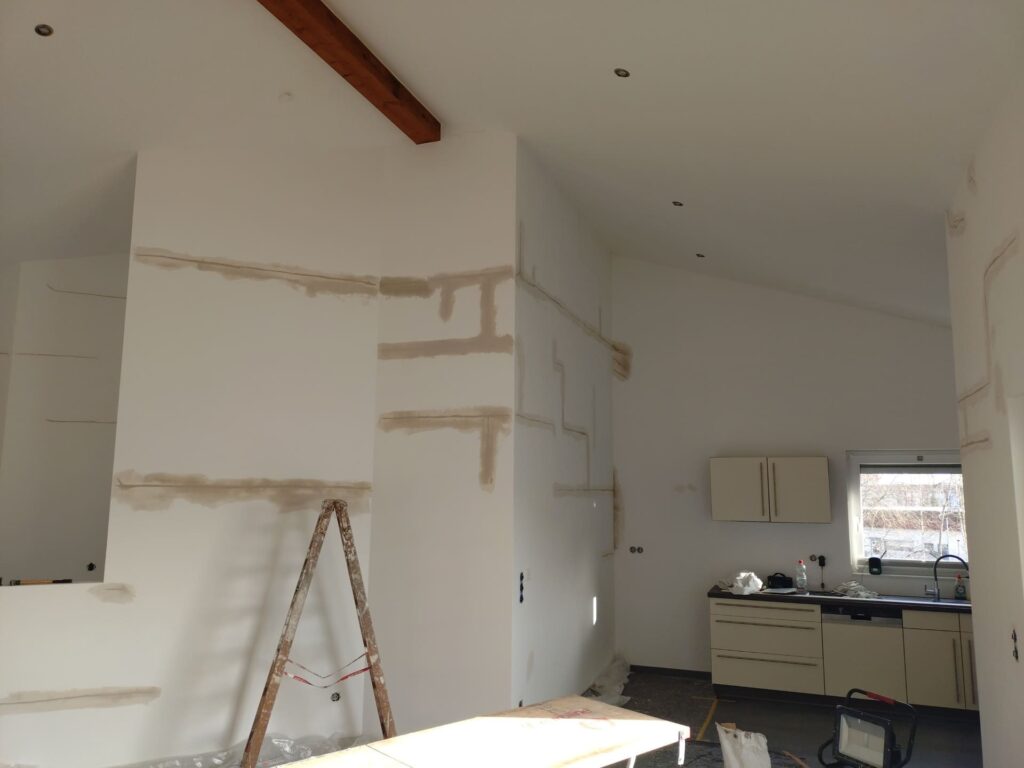 risssanierung penthouse spachteln